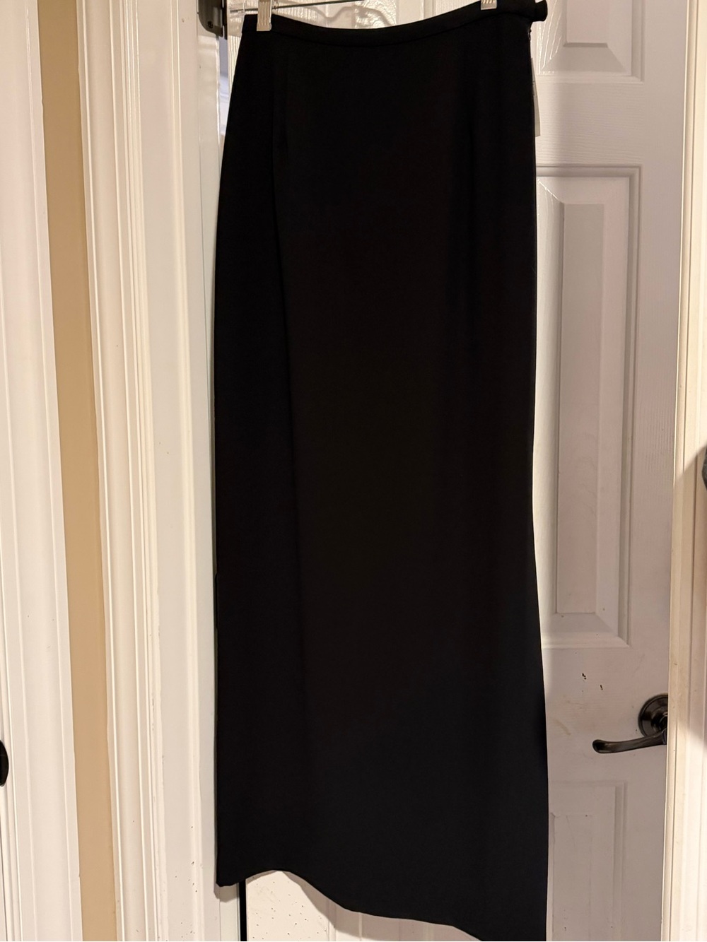 Laundry By Shelli Segal Black Maxi Skirt - Straight Fall